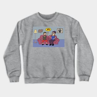 MHOG podcast Couch Crewneck Sweatshirt